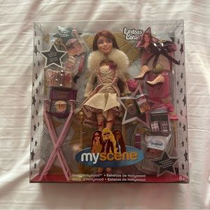 rare 2005 mattel my scene goes hollywood lindsay lohan doll nib nrfb